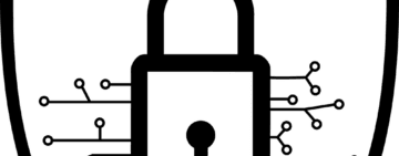 Free cybersecurity padlock shield vector